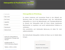 Tablet Screenshot of osteopathie-stumpf.de